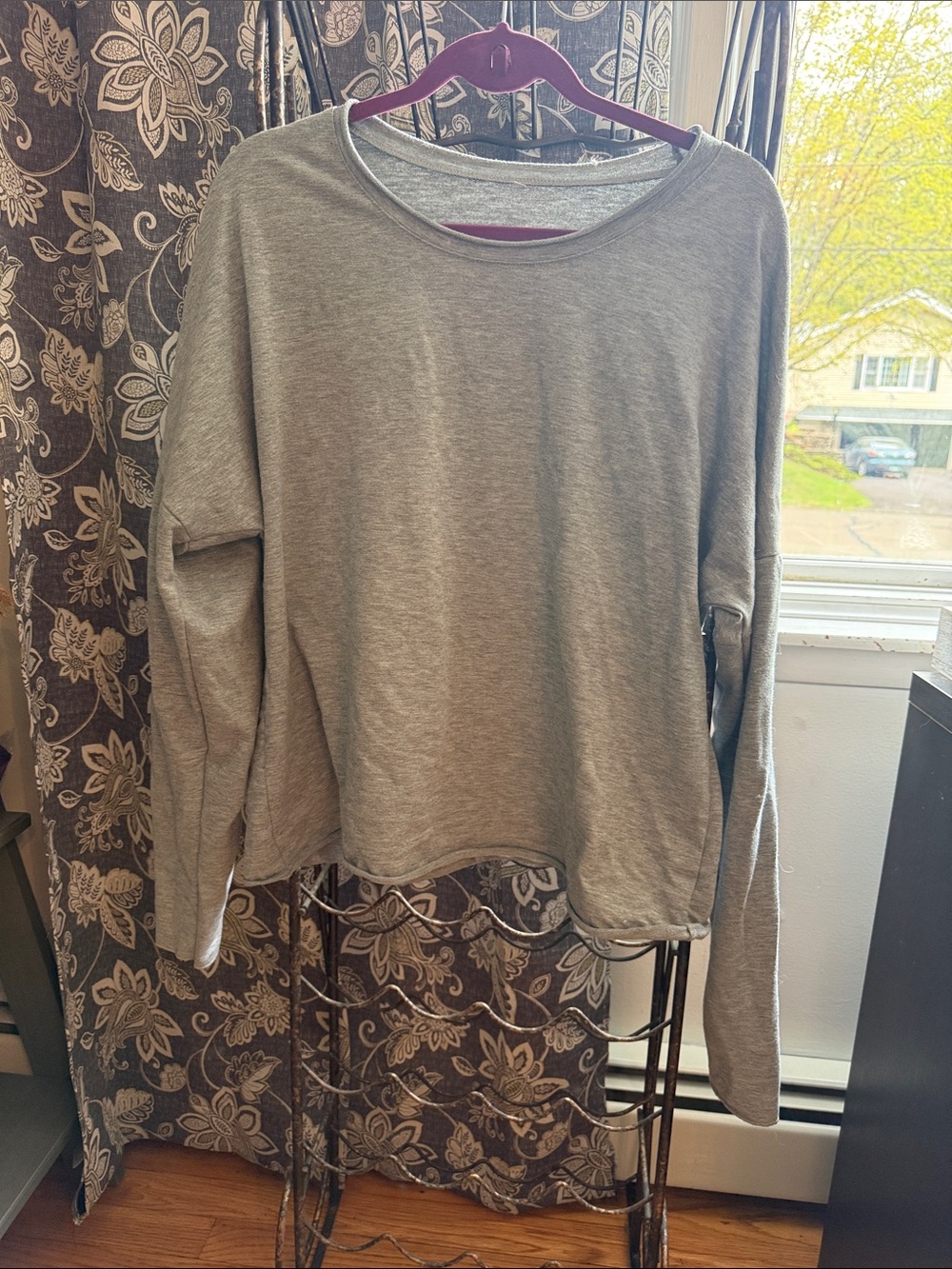 Cozy Women's Sweatshirt Pullover - Gray